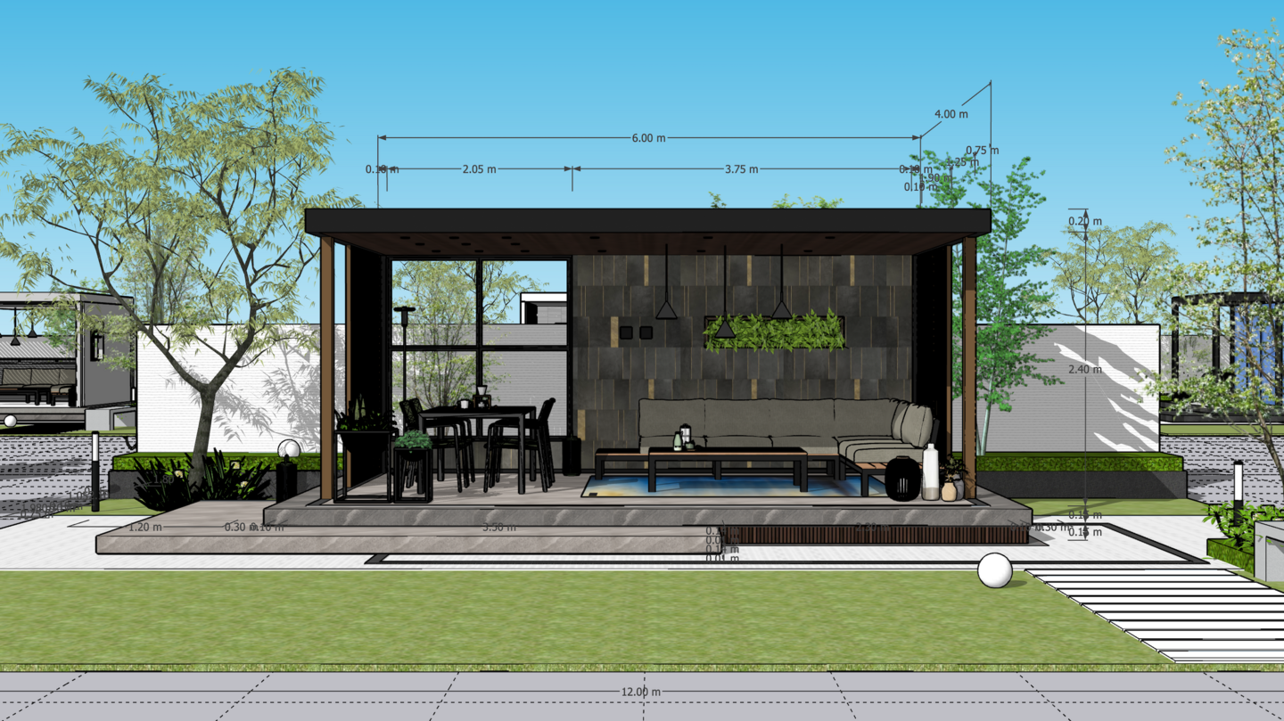 スケッチアップの図面