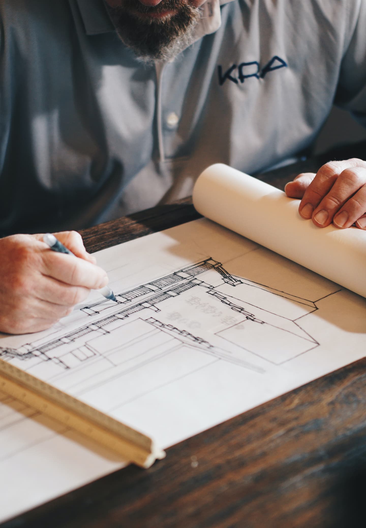 エクステリアの図面