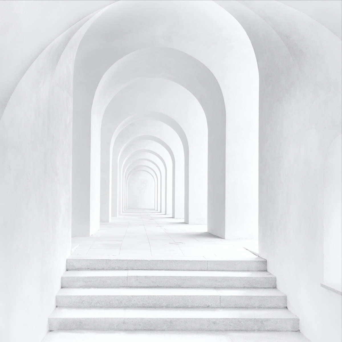 白いゲートアート