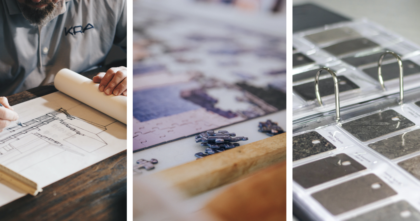 図面と打ち合わせとマテリアルリスト