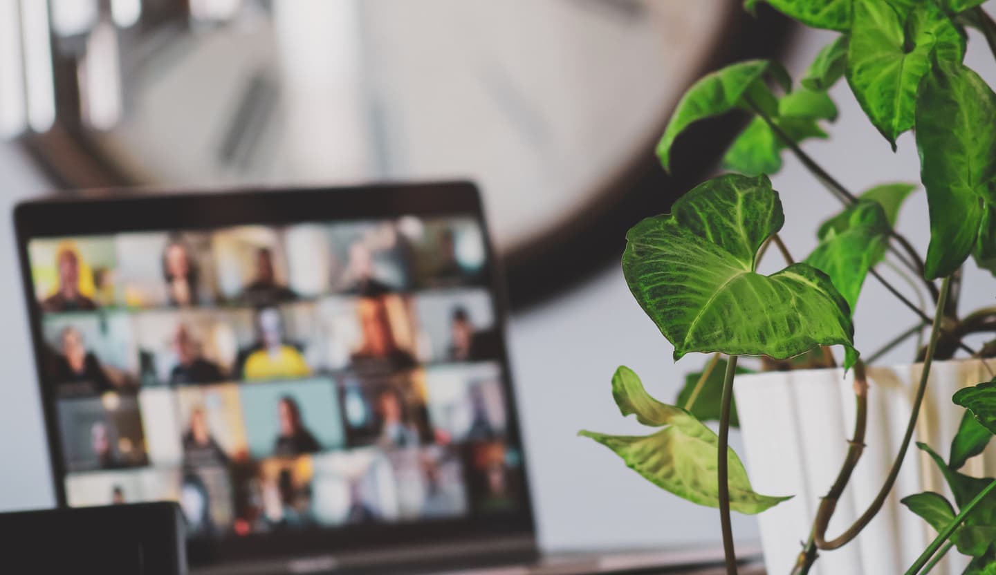 WEBセミナーの風景